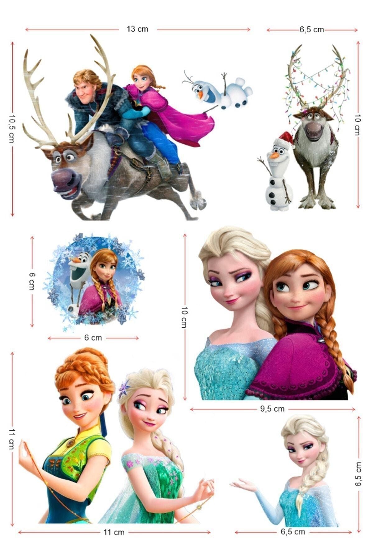 Frozen Elsa 1 DTF Transfer Kağıdı A4 - Ütüyle Yapıştır - Dyenote