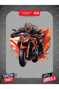 Motorcycle 13 DTF Transfer Paper A4 - Iron-On