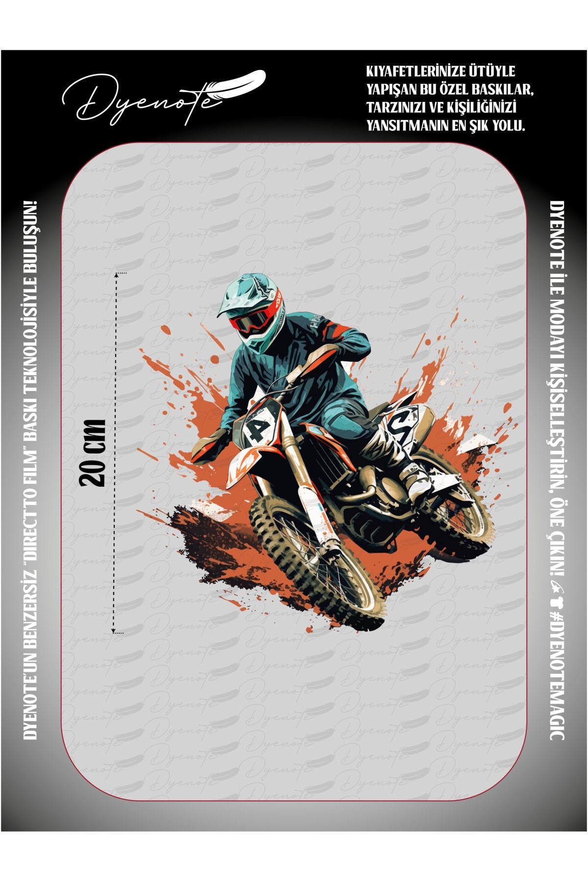 Motorcycle 2 DTF Transfer Paper A4 - Iron-On