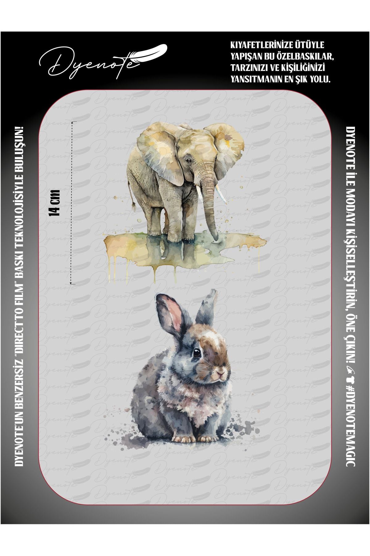 Wild Animals 3 DTF Transfer Paper A4 - Iron-On