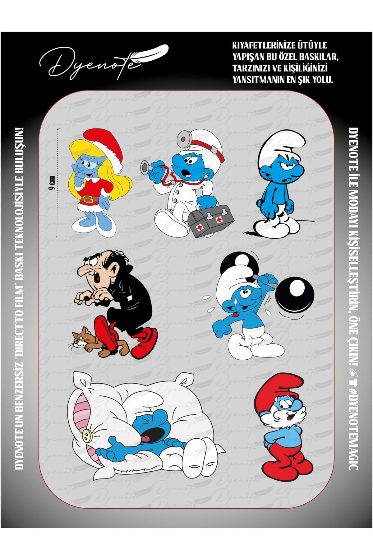 The Smurfs 2 DTF Transfer Paper A4 - Iron-On