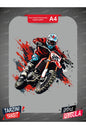 Motorcycle 17 DTF Transfer Paper A4 - Iron-On