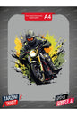 Motorcycle 6 DTF Transfer Paper A4 - Iron-On