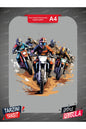 Motorcycle 5 DTF Transfer Paper A4 - Iron-On