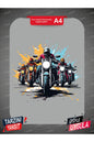 Motorcycle 18 DTF Transfer Paper A4 - Iron-On