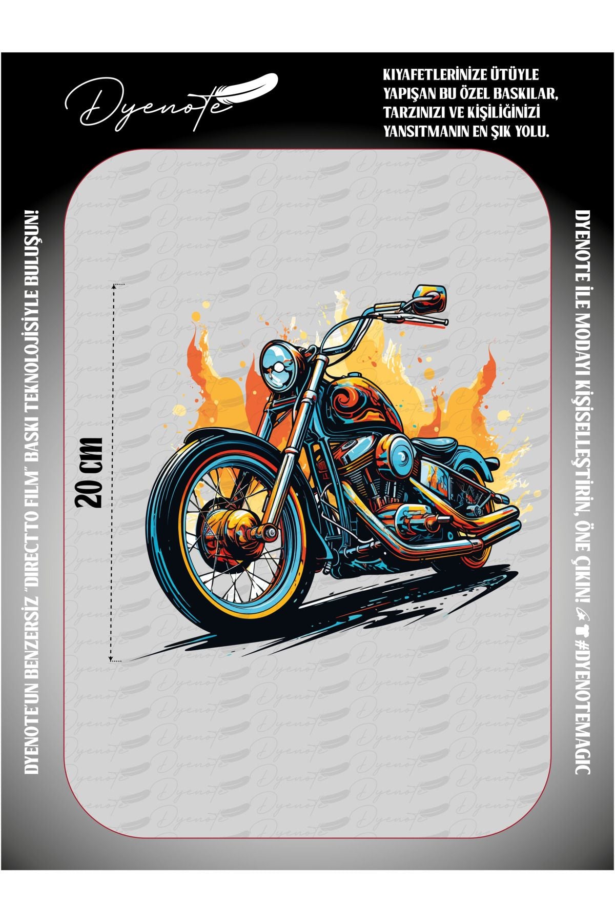 Motorcycle 4 DTF Transfer Paper A4 - Iron-On