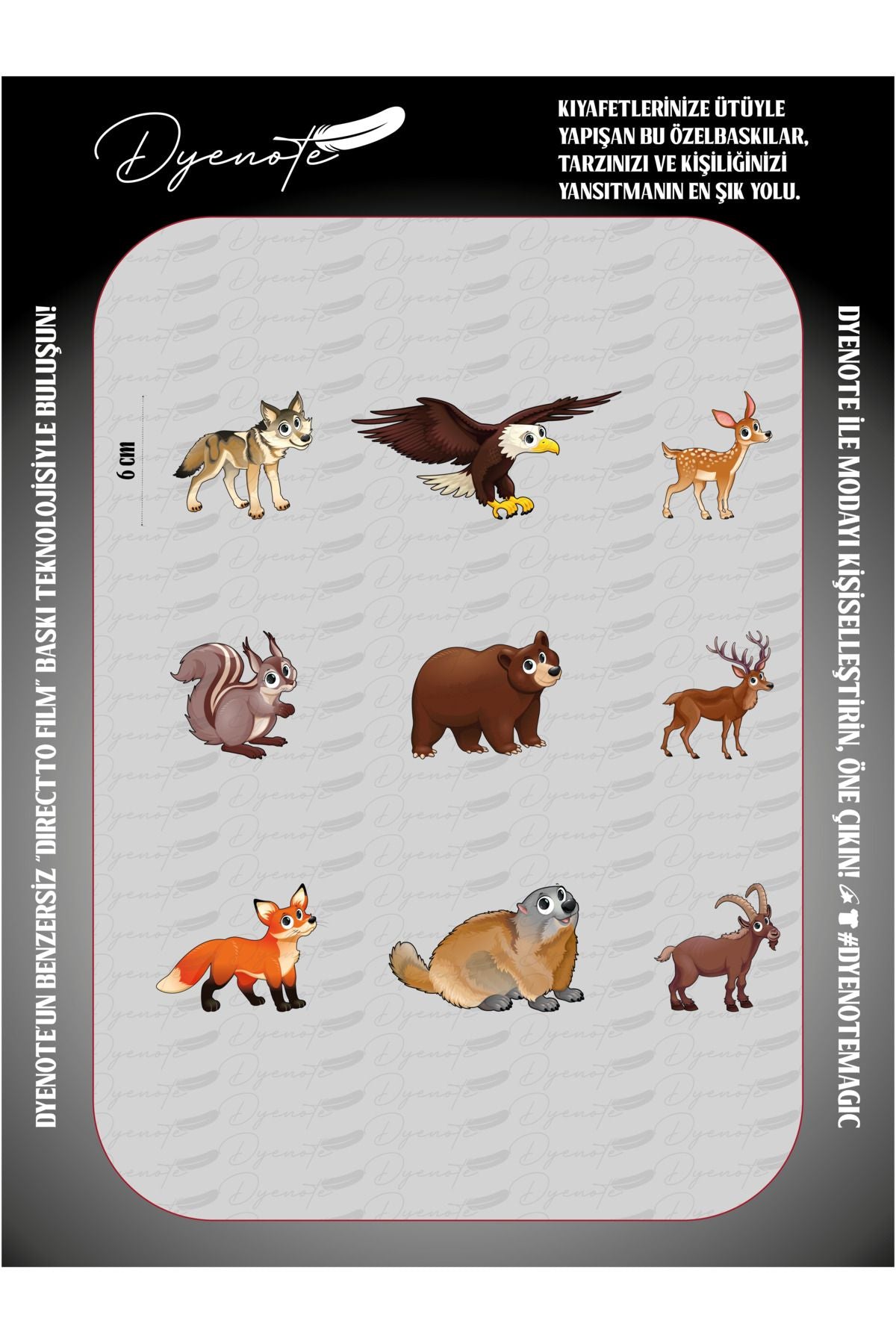 Sweet Animals 3 DTF Transfer Paper A4 - Iron-On