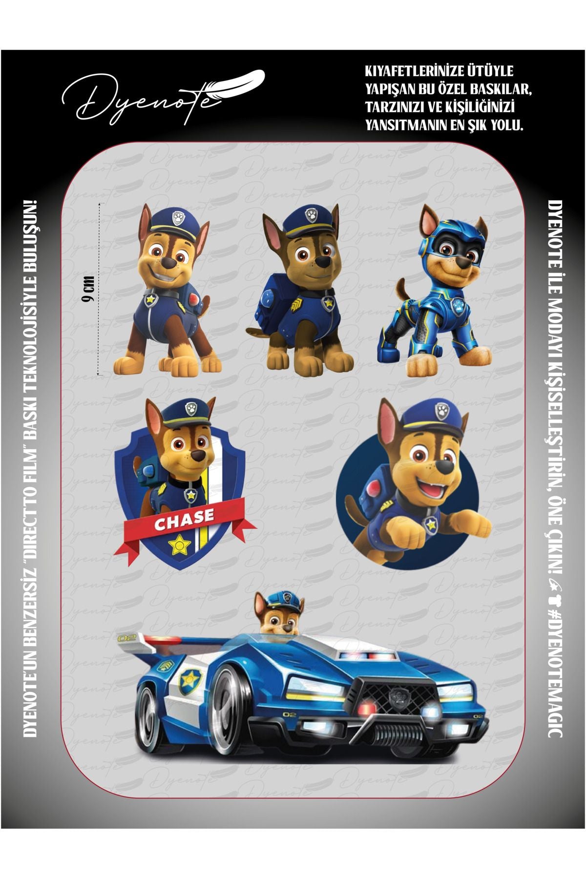 Paw Patrol 2 DTF Transfer Kağıdı A4 - Ütüyle Yapıştır