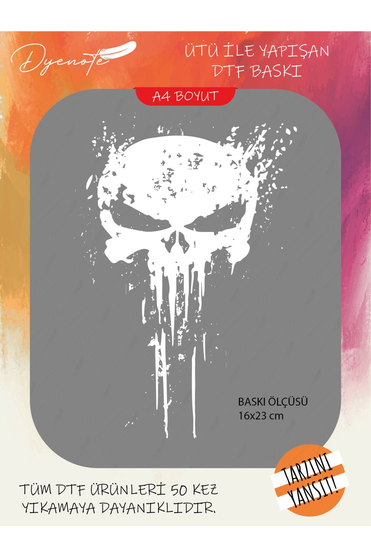 Punisher DTF Transfer Paper A4 - Iron-On